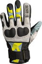 iXS Damen Venture-Air 1.0 Handschuhe in Schwarz-Blau mit Grau-Lime-Details, atmungsaktiv und strapazierfähig