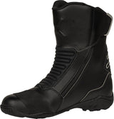 Schwarze iXS Tourster-STX 1.1 Stiefel mit robustem Design, wasserdichtem Material und strapazierfähiger Sohle.