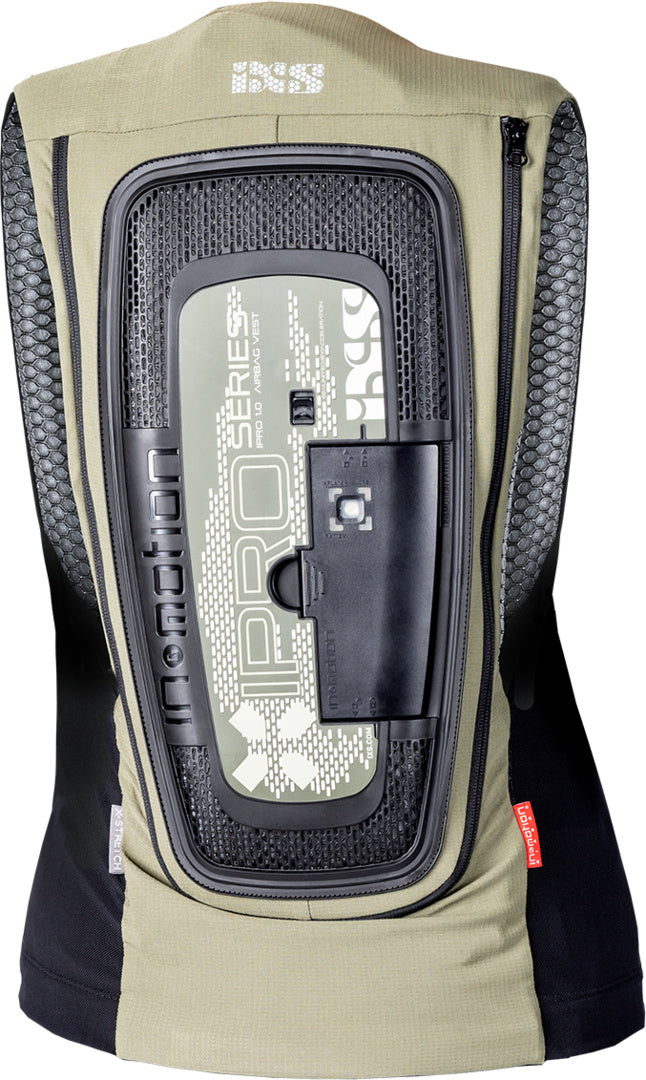 iXS Airbag Weste IPRO 1.0 oliv-schwarz