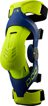 POD Knieorthese K4 3.0 Blau-Gelb Fluo