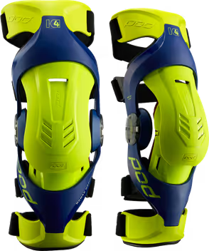 POD Knieorthese K4 3.0 Blau-Gelb Fluo