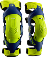 POD Knieorthese K4 3.0 Blau-Gelb Fluo