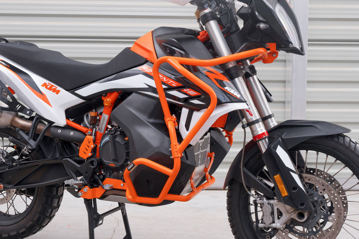 Yakk EXP Sturzbügel oben für KTM 790/890 Adventure 19-23 Orange – Ansicht 4