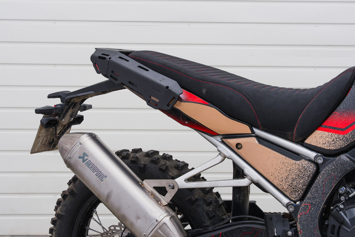 Yakk EXP Softgepäckträger seitlich für Kove 800X Rally 24- Schwarz – Ansicht 2