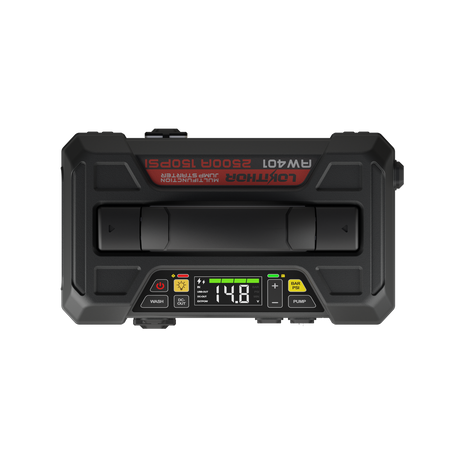 LOKITHOR AW401 Motorradreiniger & Kompressor 5-in-1