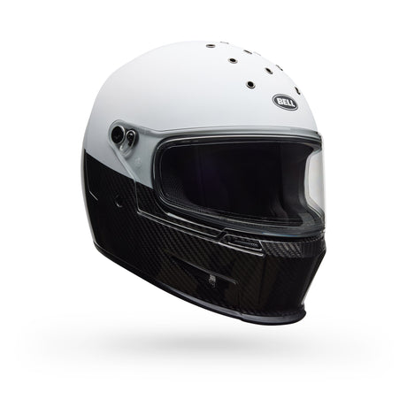 Bell Eliminator Carbon Diverge Weiss/Schwarz Integralhelm