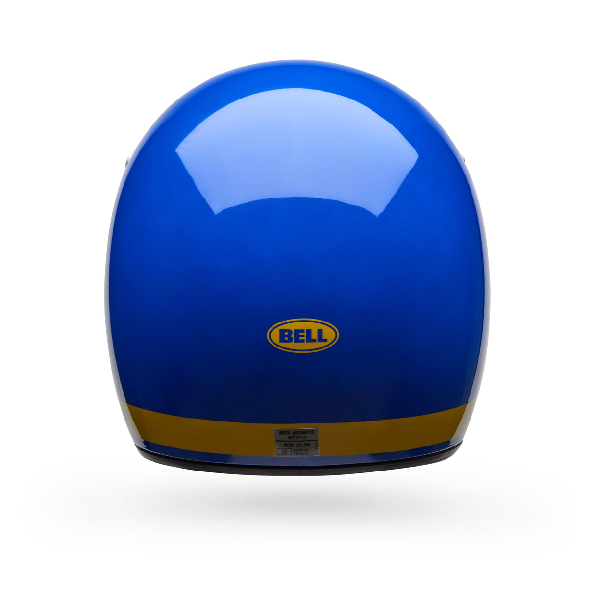 Bell Moto-3 Classic Gloss Blau Motocrosshelm