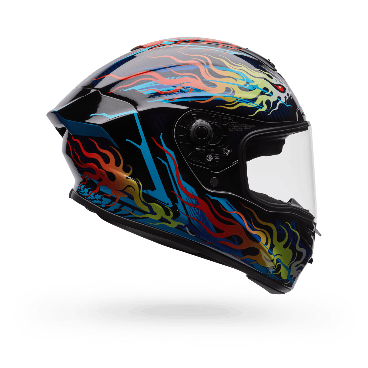 Bell Racestar Dlx Wird Grime Le Schwarz Integralhelm