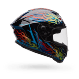 Bell Racestar Dlx Wird Grime Le Schwarz Integralhelm
