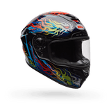 Bell Racestar Dlx Wird Grime Le Schwarz Integralhelm