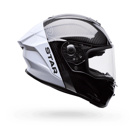 Bell Racestar Dlx Flex Strike Silber/Weiss Integralhelm