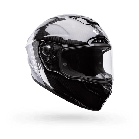 Bell Racestar Dlx Flex Strike Silber/Weiss Integralhelm