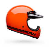 Bell Moto-3 Classic Gloss Orange Motocrosshelm