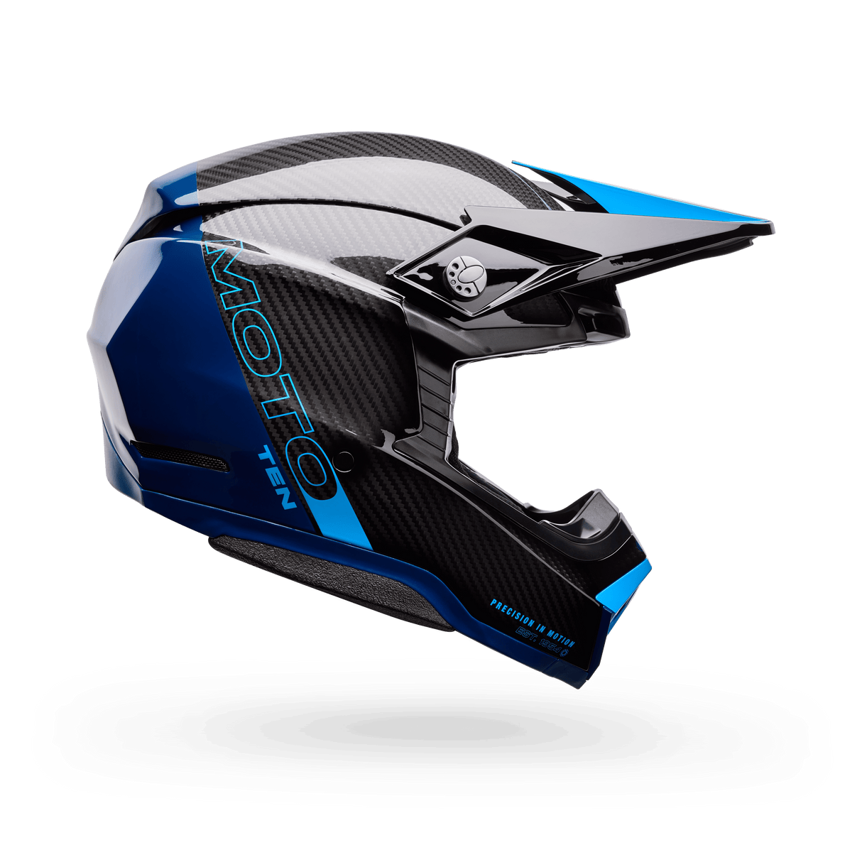 Bell Moto-10 Spherical Strike Blau Motocrosshelm
