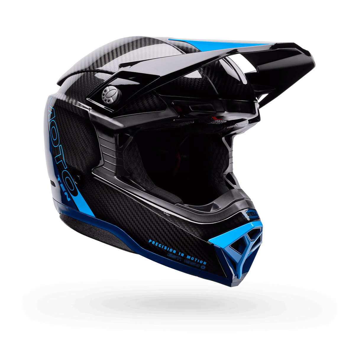 Bell Moto-10 Spherical Strike Blau Motocrosshelm