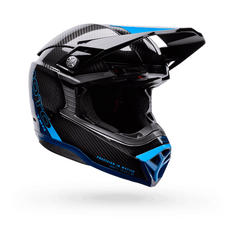 Bell Moto-10 Spherical Strike Blau Motocrosshelm
