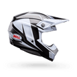 Bell Moto-10 Spherical Grid Weiss/Schwarz/Grau Motocrosshelm