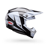 Bell Moto-10 Spherical Grid Weiss/Schwarz/Grau Motocrosshelm