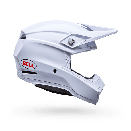 Bell Moto-10 Mips Solid Weiss Motocrosshelm