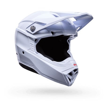 Bell Moto-10 Mips Solid Weiss Motocrosshelm