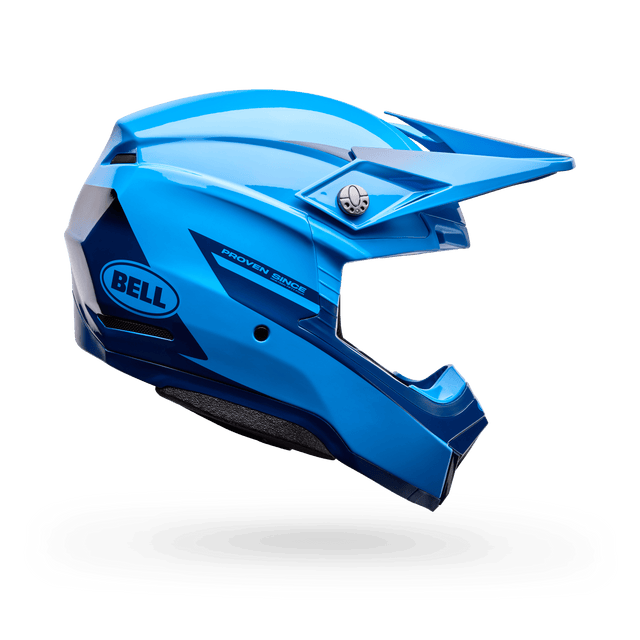 Bell Moto-10 Mips Fade Blau Motocrosshelm