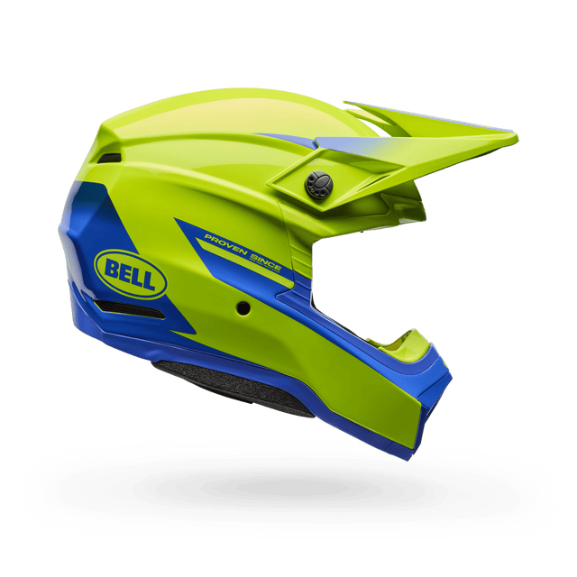 Bell Moto-10 Mips Fade Fluoreszierendes Gelb Motocrosshelm