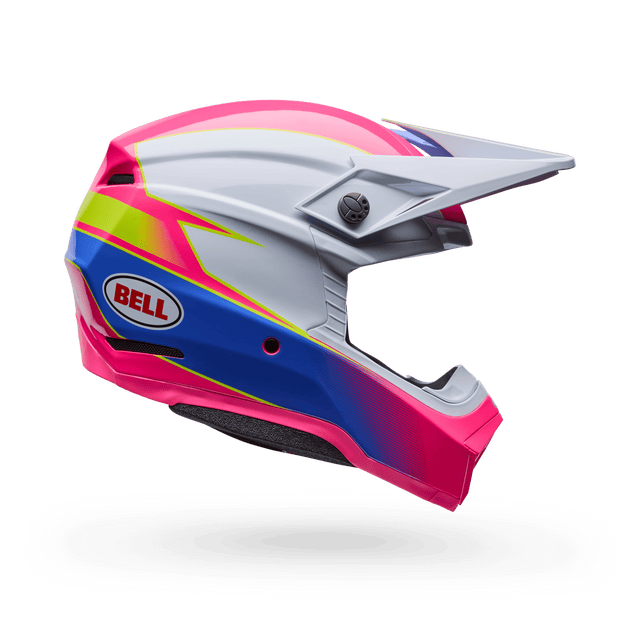 Bell Moto-10 Mips Falcon Weiss/Rosa Motocrosshelm