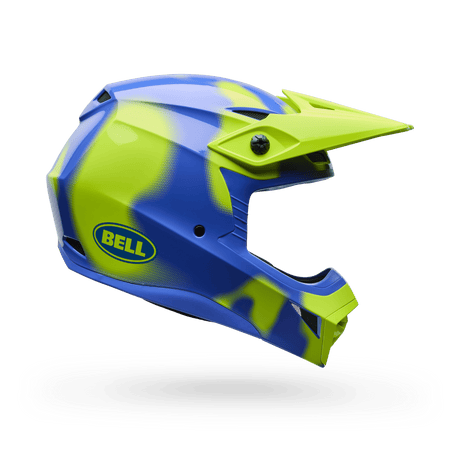 Bell Mx-10 Mips Camo Fluoreszierendes Gelb Motocrosshelm