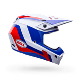 Bell Mx-10 Mips Dyno Rot/Weiss Motocrosshelm