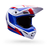 Bell Mx-10 Mips Dyno Rot/Weiss Motocrosshelm