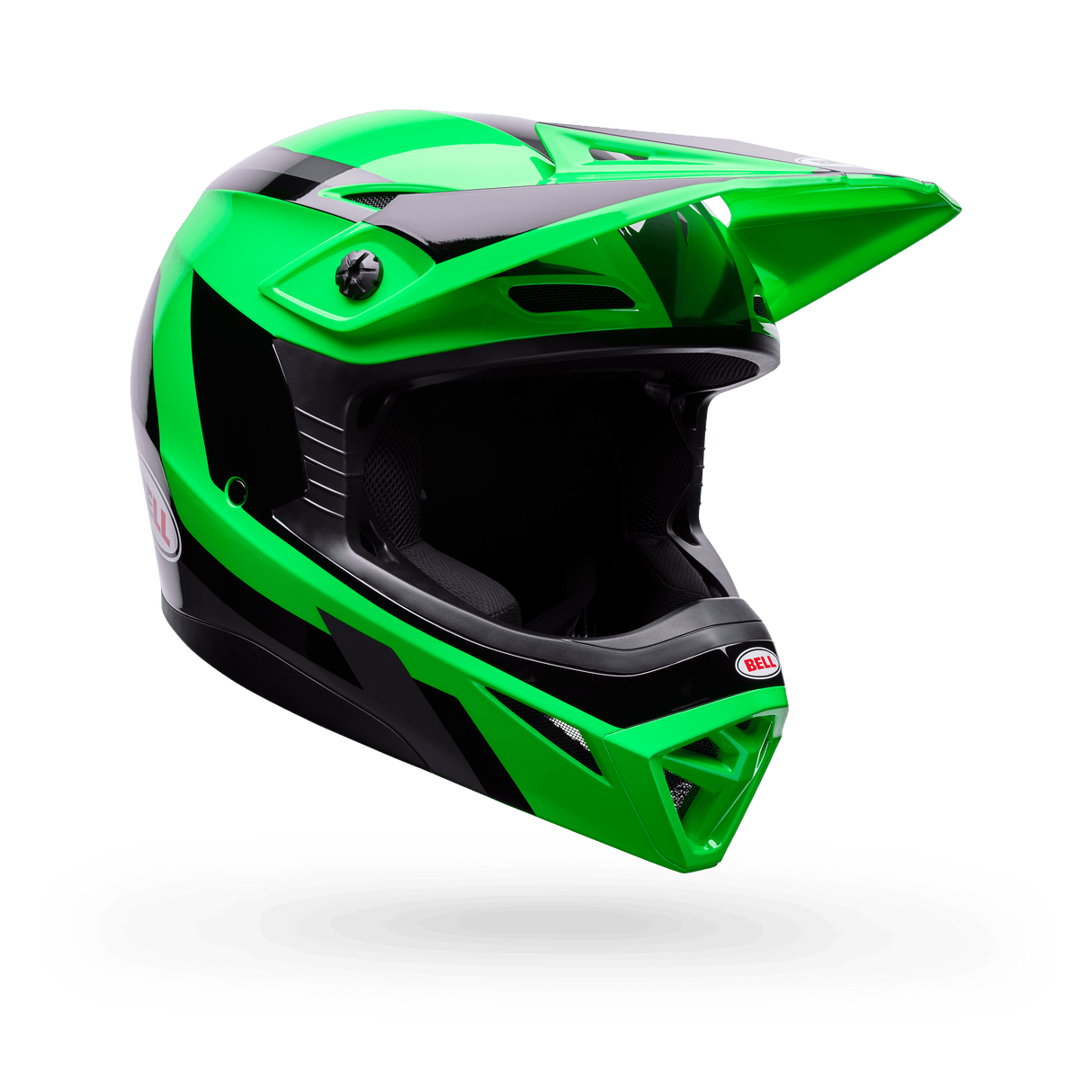 Bell Kinder Mx-10 Mips Dyno Grün/Grau Motocrosshelm
