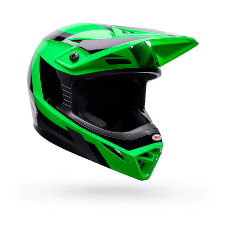 Bell Kinder Mx-10 Mips Dyno Grün/Grau Motocrosshelm