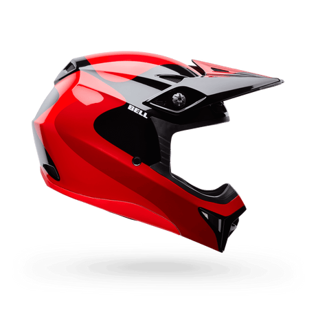 Bell Kinder Mx-10 Mips Wave Rot/Schwarz Motocrosshelm