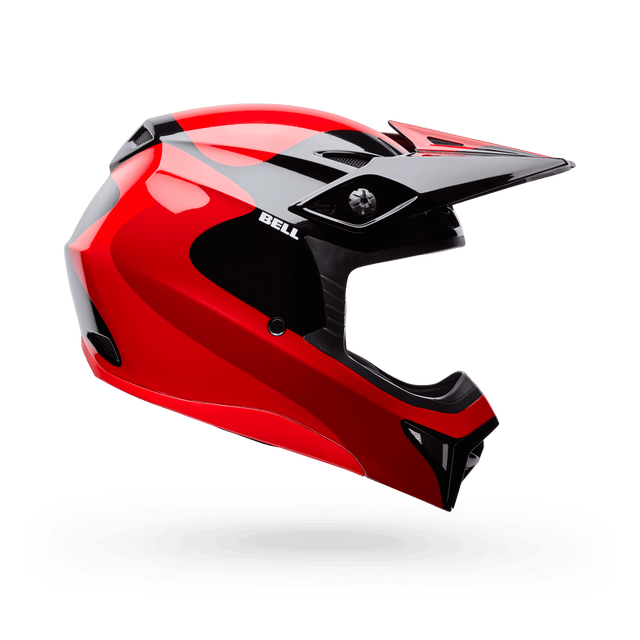 Bell Kinder Mx-10 Mips Wave Rot/Schwarz Motocrosshelm