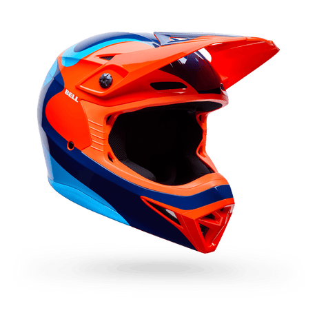 Bell Kinder Mx-10 Mips Wave Orange/Blau Motocrosshelm