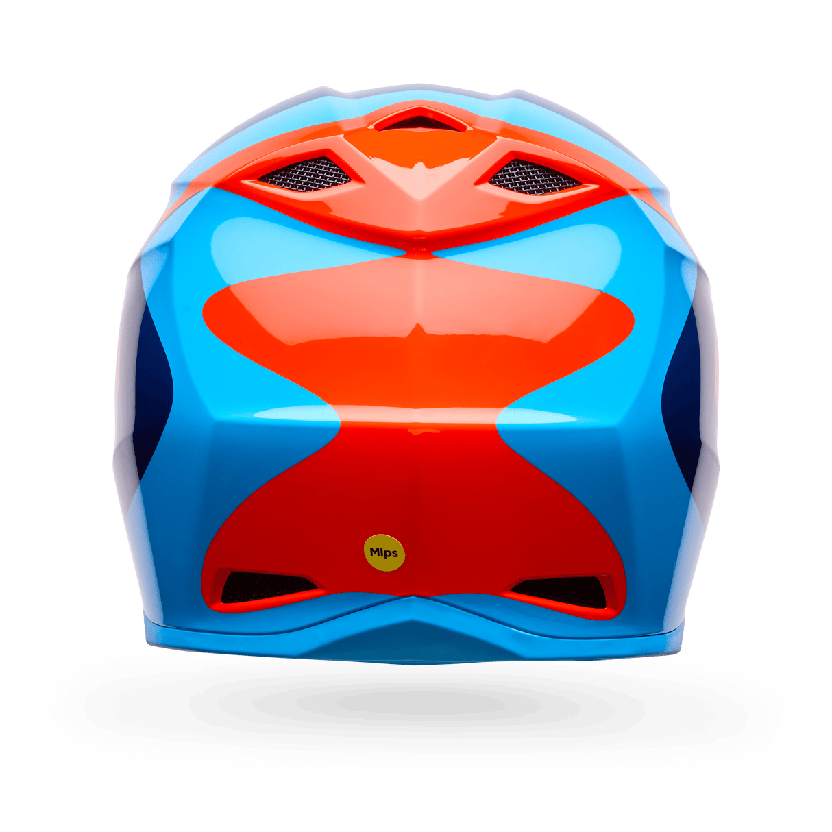 Bell Kinder Mx-10 Mips Wave Orange/Blau Motocrosshelm