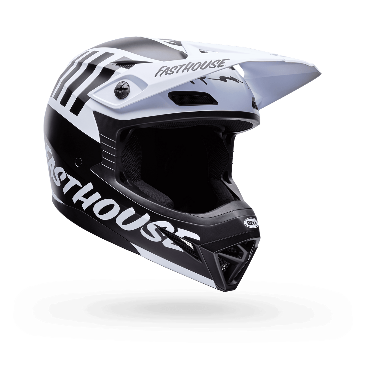 Bell Kinder Mx-10 Mips Fasthouse Schwarz/Weiss Motocrosshelm