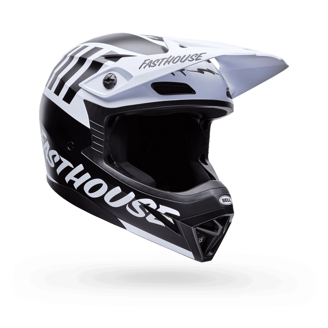 Bell Kinder Mx-10 Mips Fasthouse Schwarz/Weiss Motocrosshelm
