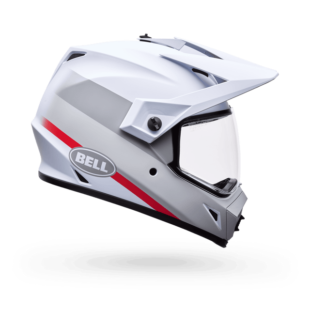 Bell Mx-9 Adventure Mips Trail Weiss/Rot Endurohelm