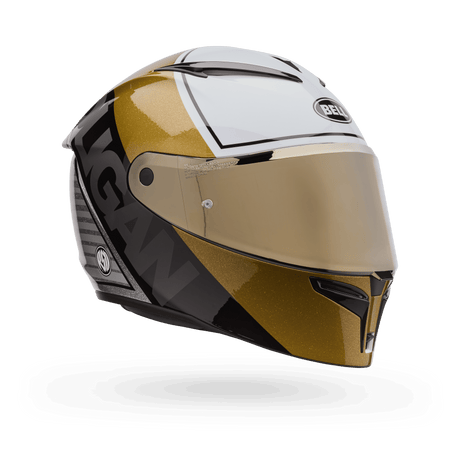 Bell Lithium Mips Plus Rsd Obispo Weiss/Gold Integralhelm