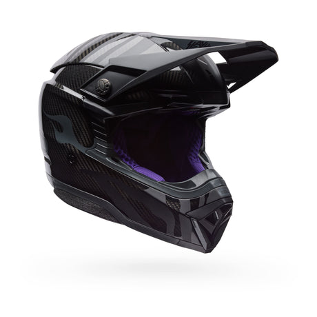 Bell Moto-10 Spherical Slayco Amber Se Schwarz Motocrosshelm