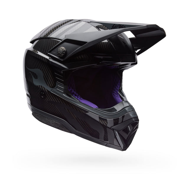 Bell Moto-10 Spherical Slayco Amber Se Schwarz Motocrosshelm