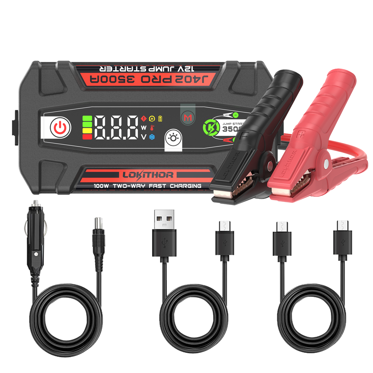 LOKITHOR J402 PRO Auto Starthilfe 3500A