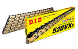 D.I.D 520VX3 G&B Kette + Clipschloss (FJ) Gold