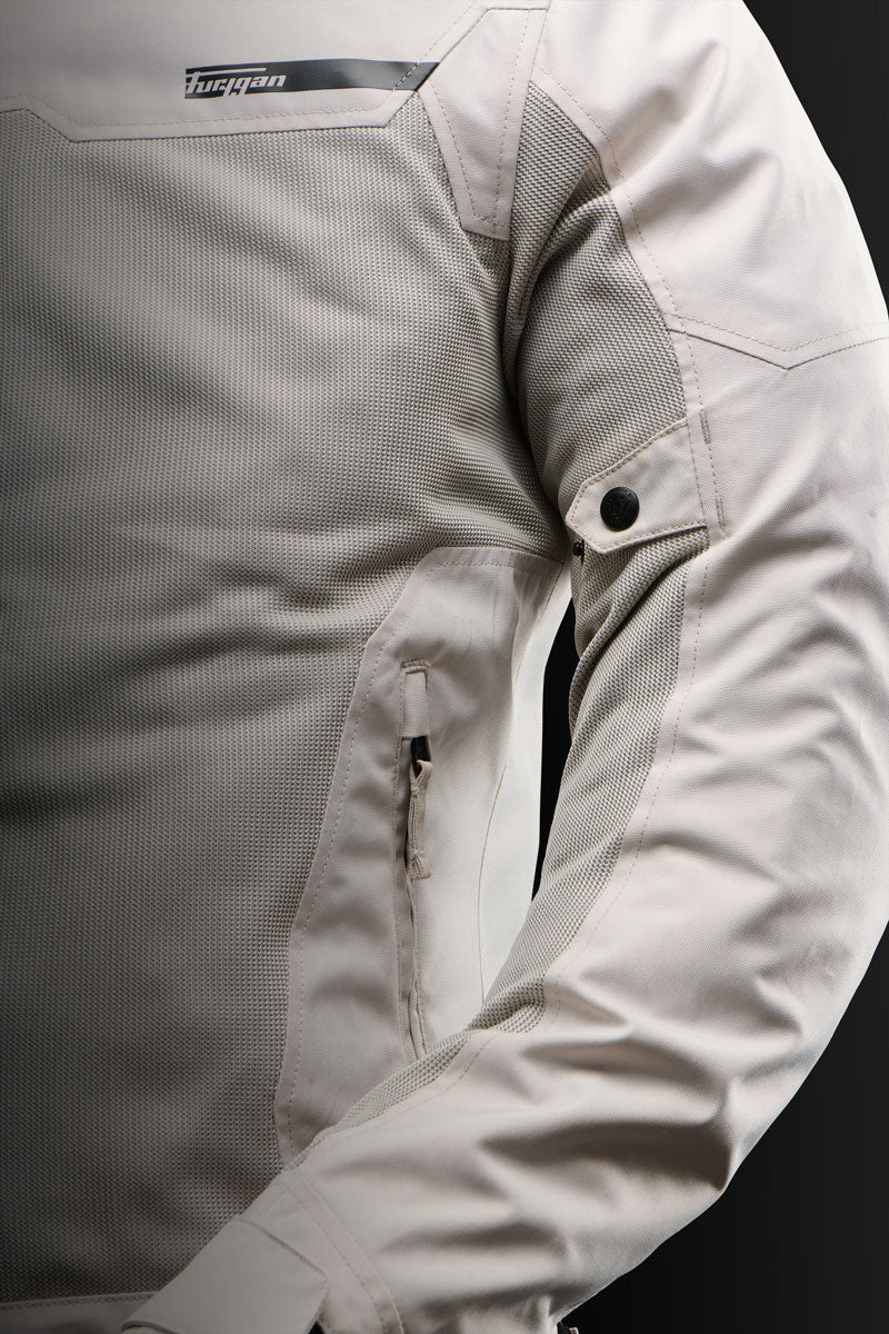Furygan Jacke Mistral Evo 4 Perlweiß