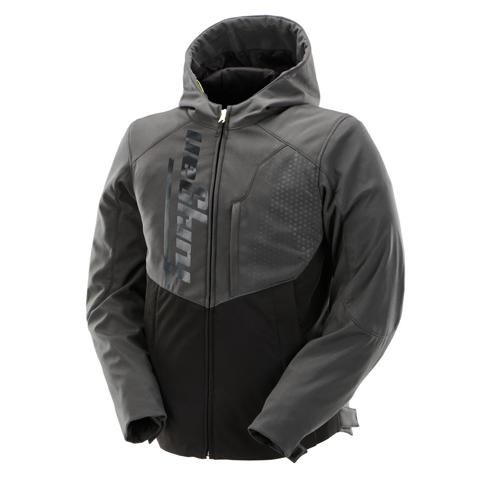 Furygan Jacke Skyfall Schwarz-Dunkelgrau-Neongelb