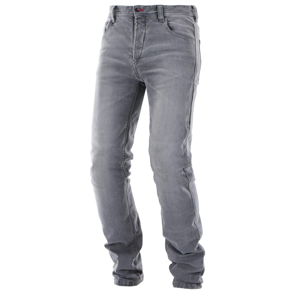 Furygan Jeans D12 X Kevlar Straight Hellgrau