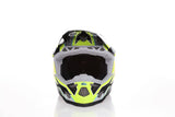 Motocrosshelm 6D ATR-3Y Reflex Graphic glänzendes Neon Gelb mit stylischem Design und Belüftungssystem