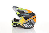 Motocrosshelm 6D ATR-3Y Reflex Graphic in glänzend Neon Gelb mit stilvollem Design und schützender Passform