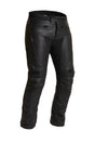 Damen-Lederhose Oxberg von Halvarssons in Schwarz, touring-taugliche Lederhose mit detailliertem Design und robustem Material.